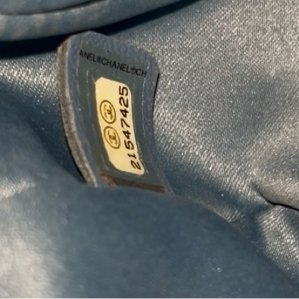 Chanel Blue Crossing Chevron Flap Bag - Picture 11 of 13